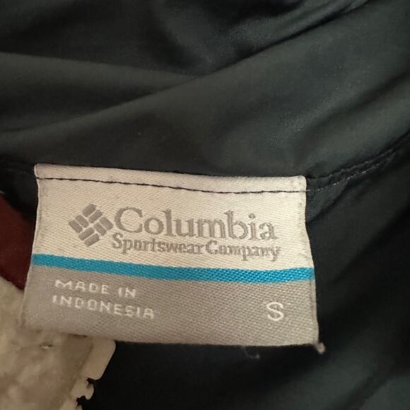 Columbia Women’s Small Mount Tabor Fleece Full Zip Sherpa Jacket Coat - Picture 9 of 9